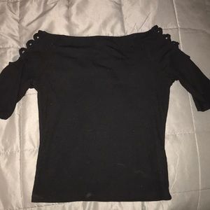 Forever 21 off the shoulder crop top